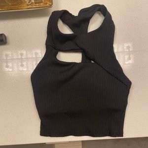 Carbon38 Black Ribbed Set